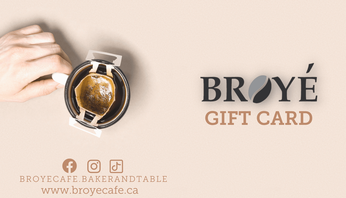 Crane Gift Card - Broyé Cafe & Bakery