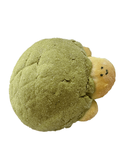 Kameko - Matcha White Chocolate Mochi Melon Pan - Broyé Cafe & Bakery