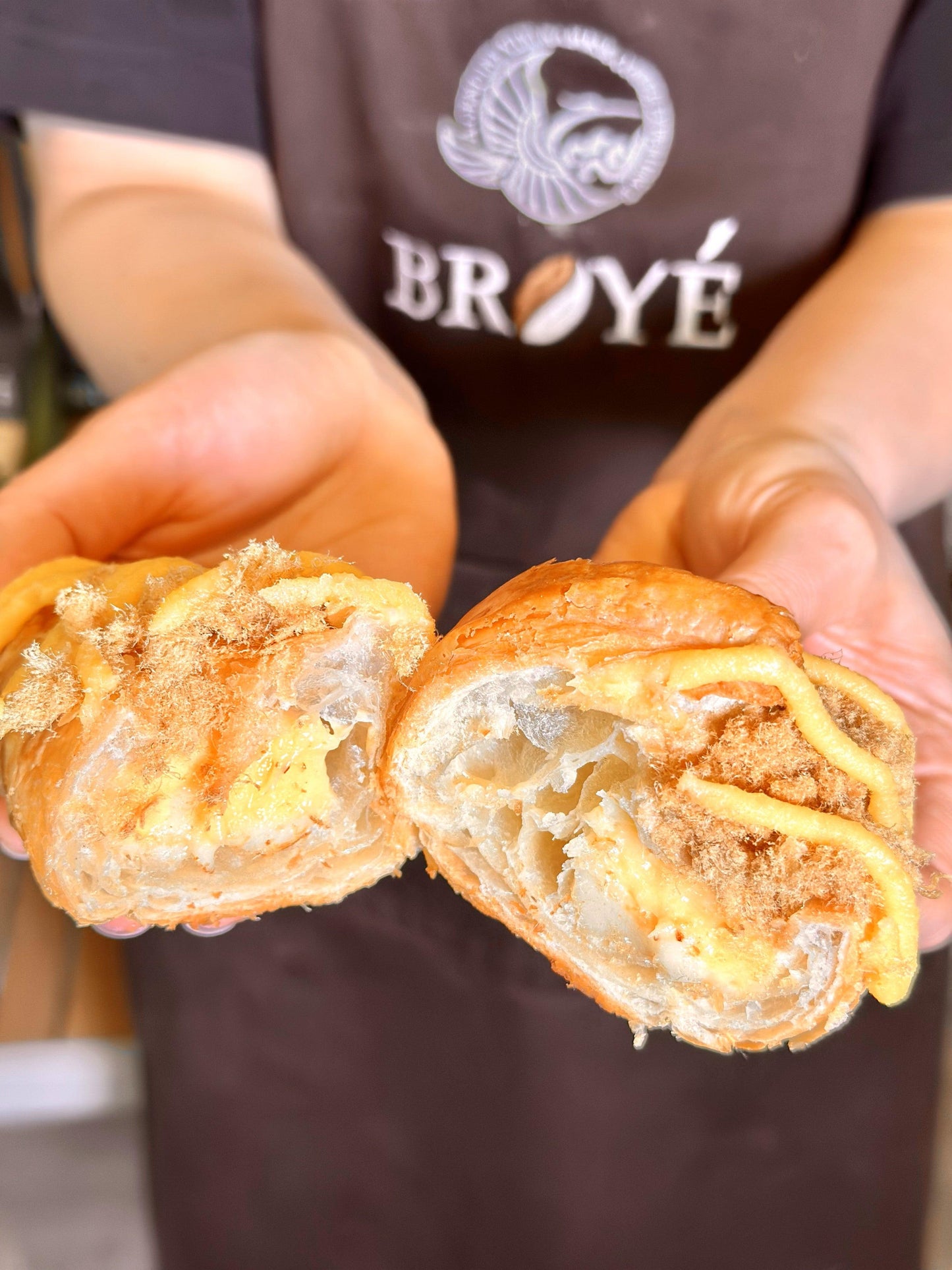 Moissant Salted Egg Yold w/ Meat Floss - Broyé Cafe & Bakery