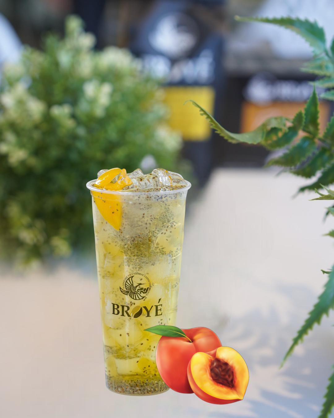 Peach Tea Chia Seeds - Broyé Cafe & Bakery