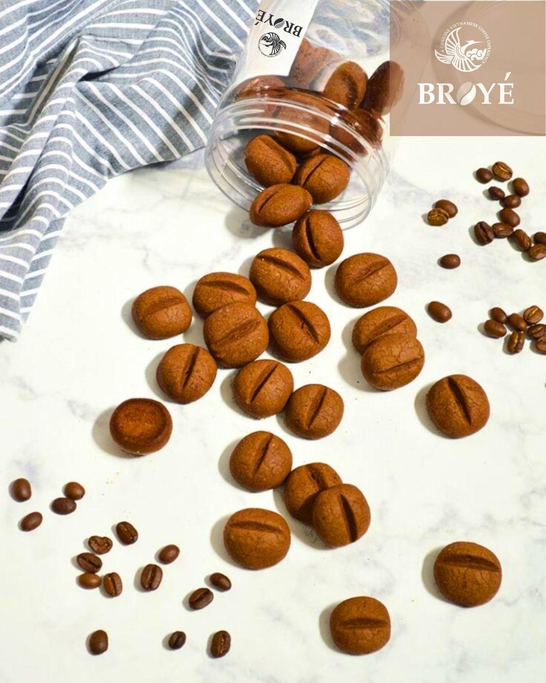 Vietnamese Coffee Bean Cookie - Broyé Cafe & Bakery